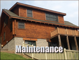  Keeling, Virginia Log Home Maintenance